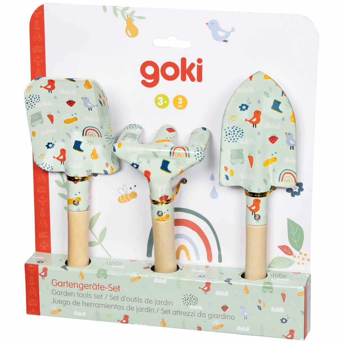 Goki Gartengeräte-Set Frühling Goki Gartengeräte-Set Frühling
